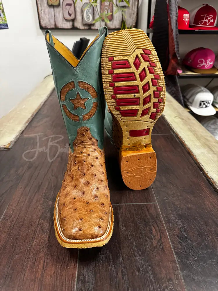 Ostrich- DB Bruciato - 11 1/2 E - Boots