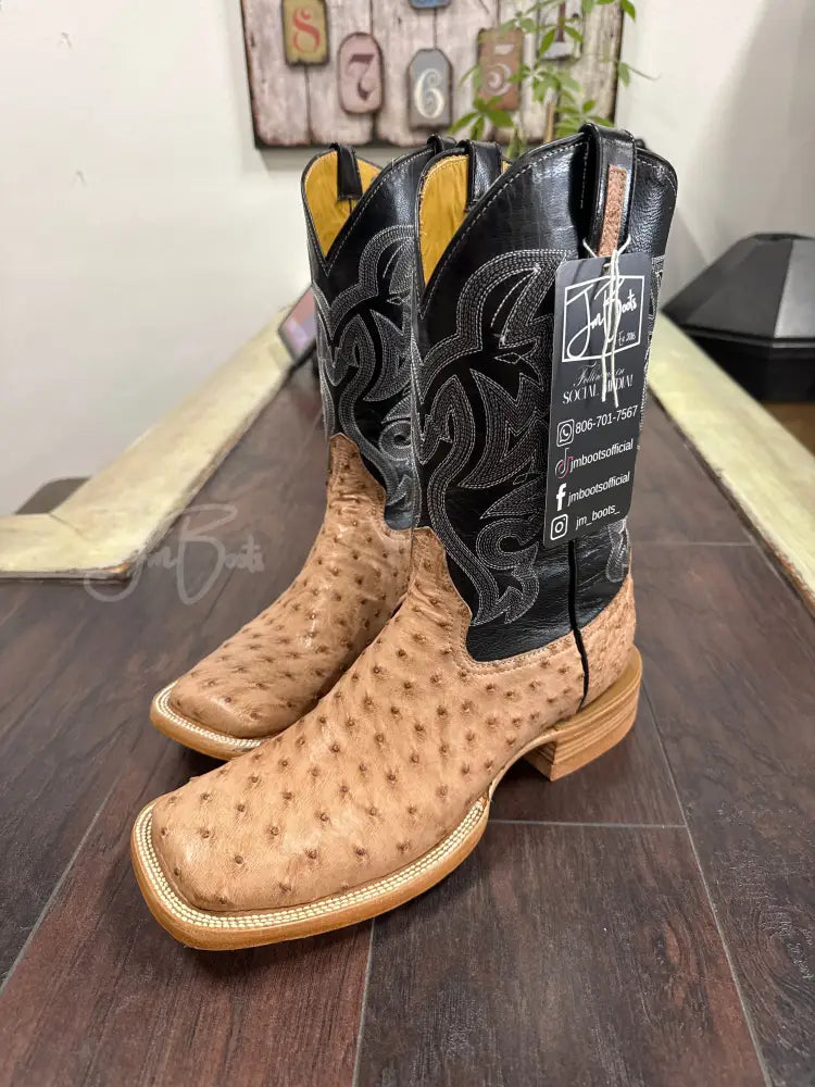 Ostrich- DB Bruciato Boots