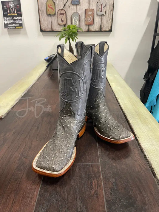 Ostrich- Dove Gray - 8.5 EE - Boots