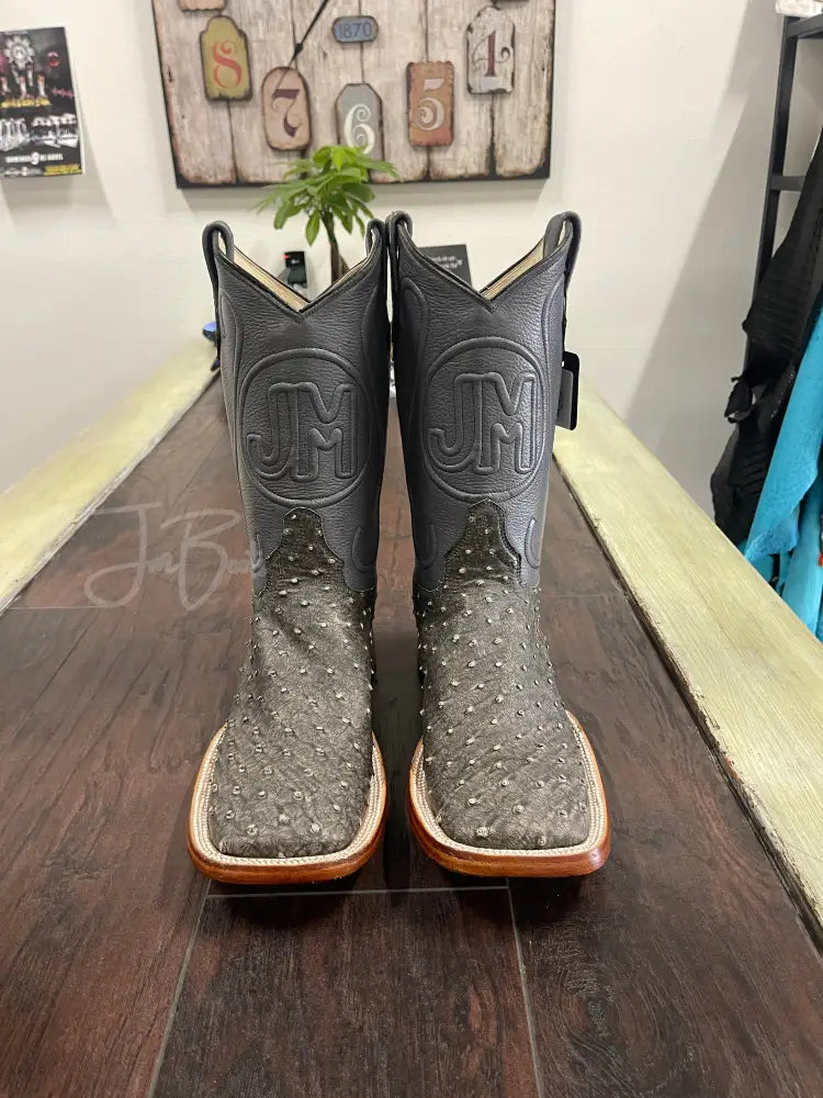 Ostrich- Dove Gray - 8.5 EE - Boots