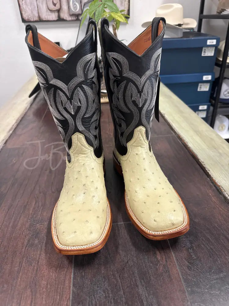 Ostrich - Hueso - 8.5 E - Boots