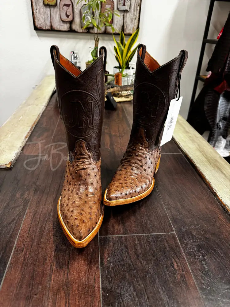 Ostrich Kango Tobacco - 9 1/2 E - Boots