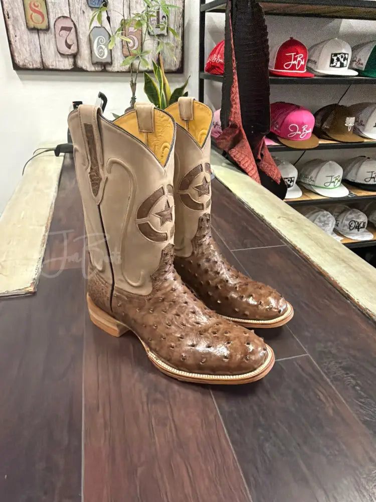 Ostrich Kango Tobacco RR - 10.5 EE - Boots
