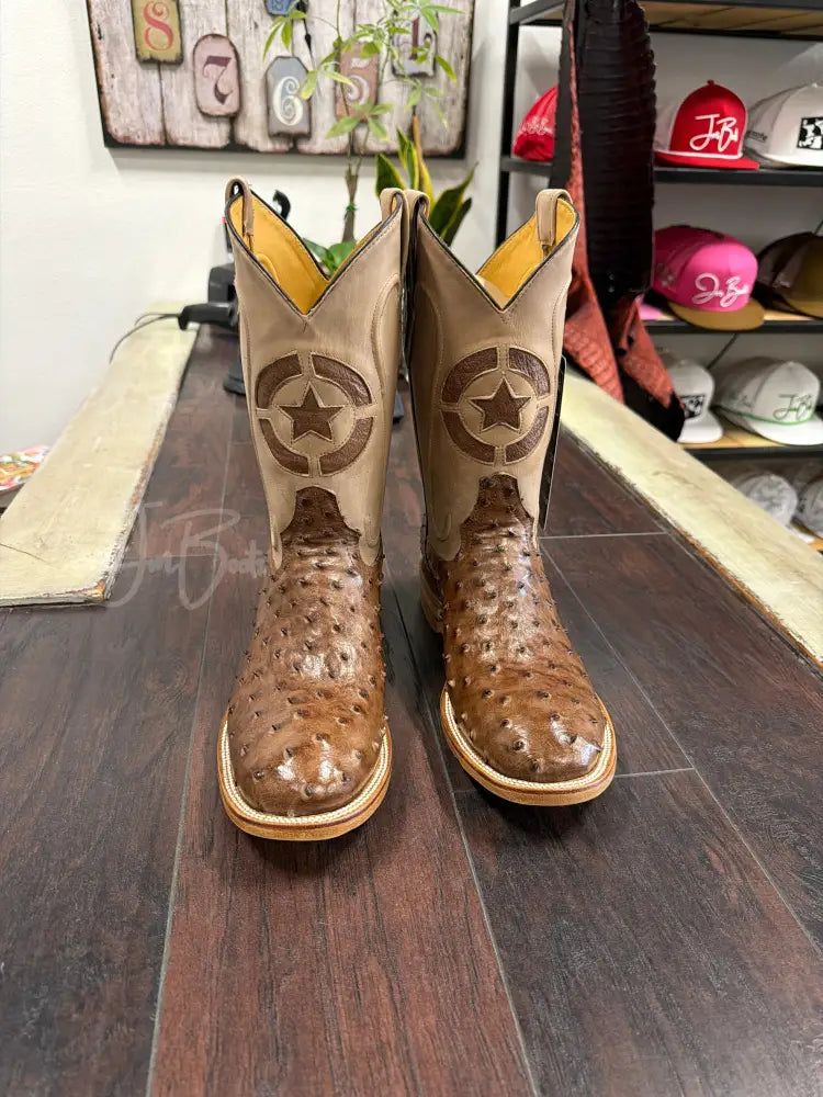 Ostrich Kango Tobacco RR - 10.5 EE - Boots