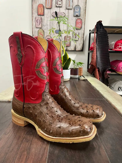 Ostrich-Kango Tobacco Steel Toe - 12 EE - Boots