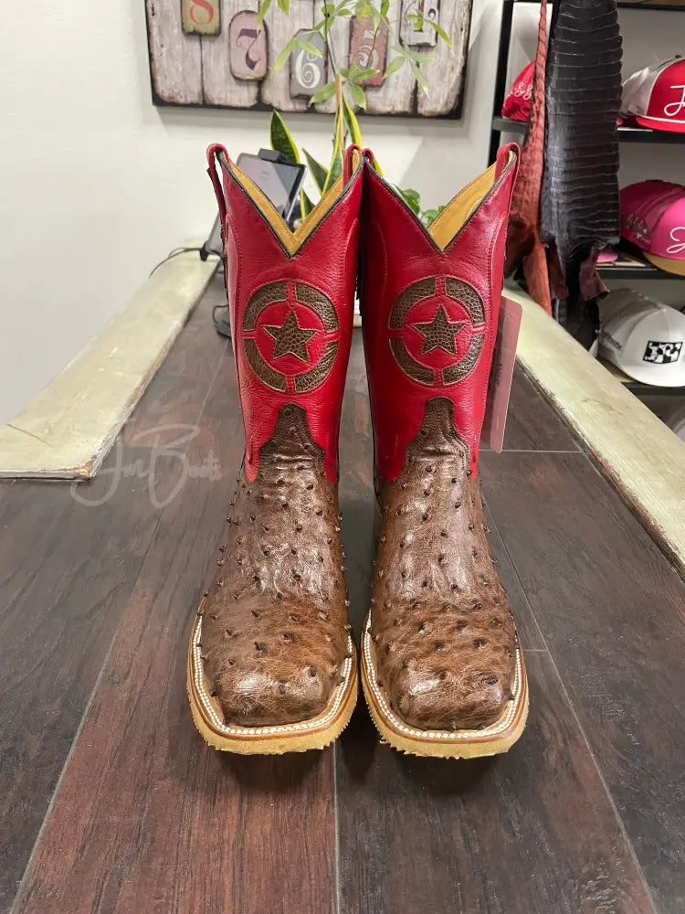 Ostrich-Kango Tobacco Steel Toe - 12 EE - Boots