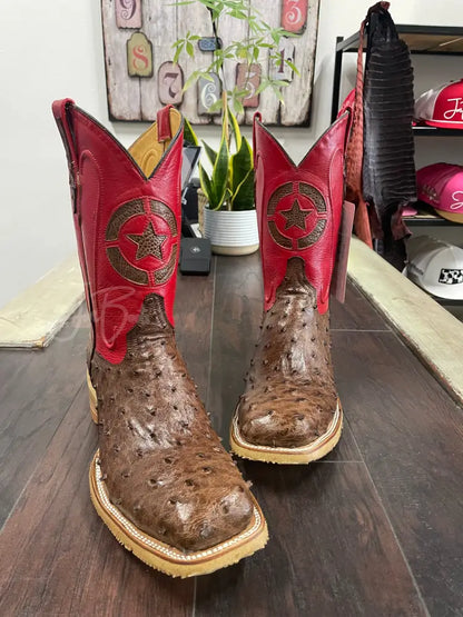 Ostrich-Kango Tobacco Steel Toe - 12 EE - Boots
