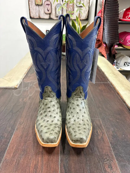Ostrich- Serpentine Gray - 8 E - Boots