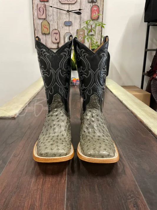 Ostrich- Serpentine Gray - Boots