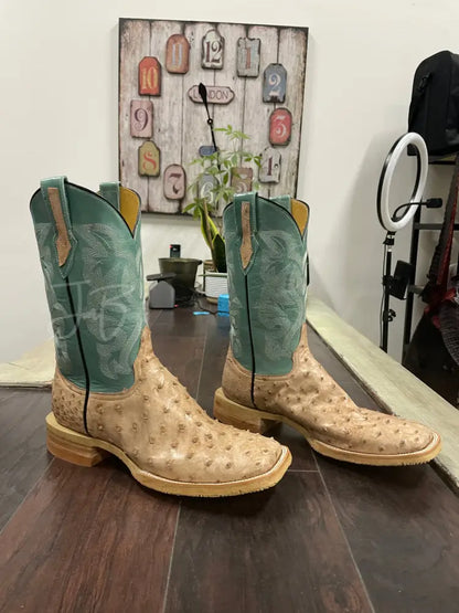 Ostrich tan bruciato diamond sole - 9 E - Boots