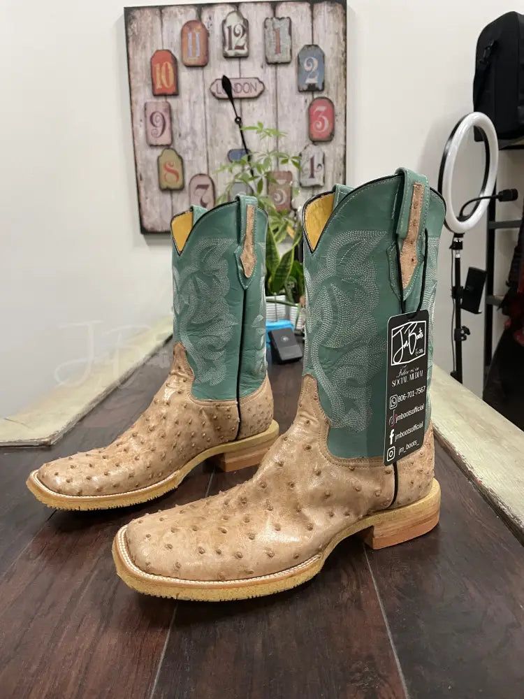 Ostrich tan bruciato diamond sole - 9 E - Boots