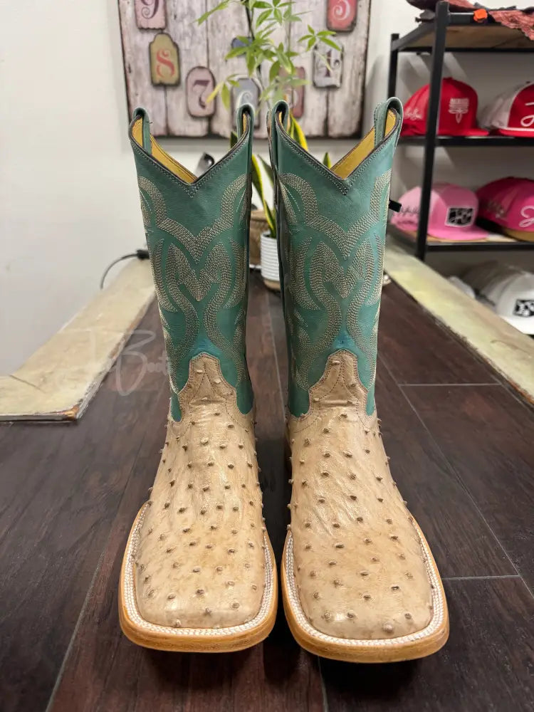 Ostrich Tan Vintage - 8 1/2 D - Boots