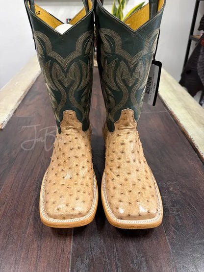 Ostrich Tan Vintage - 9 1/2 EE - Boots