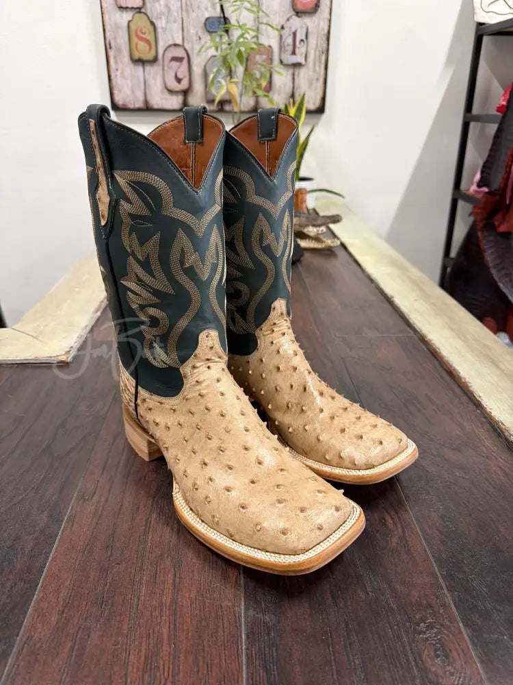 Ostrich Tan Vintage - Boots