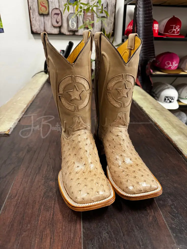 Ostrich Tan Vintage TS - Boots