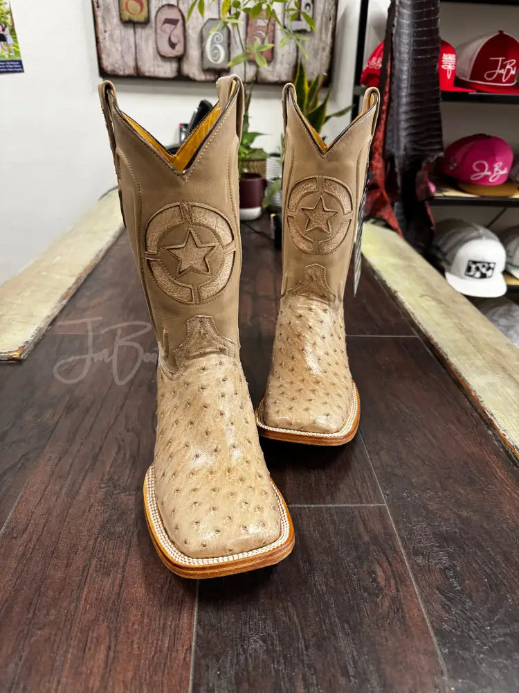 Ostrich Tan Vintage TS - Boots