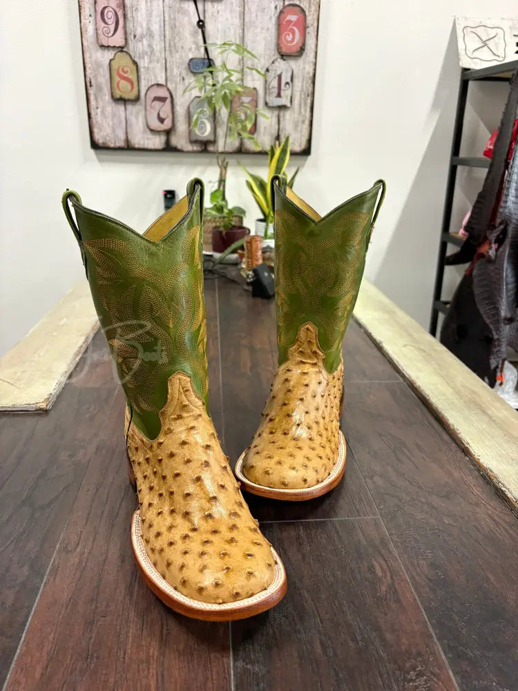 Ostrich -Umber Bruciato - 10 1/2 EE - Boots