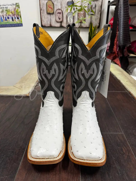 Ostrich - White - Boots