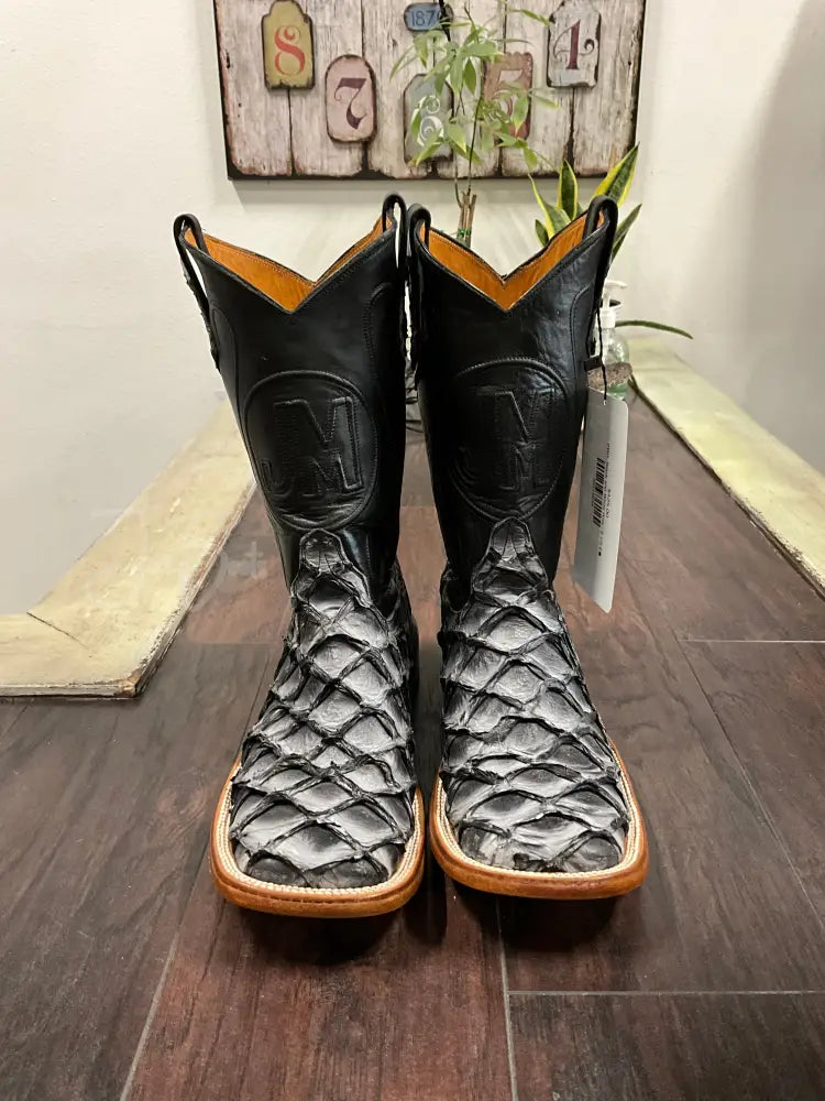 Pirarucu black and white rise - 9 1/2 E - Boots