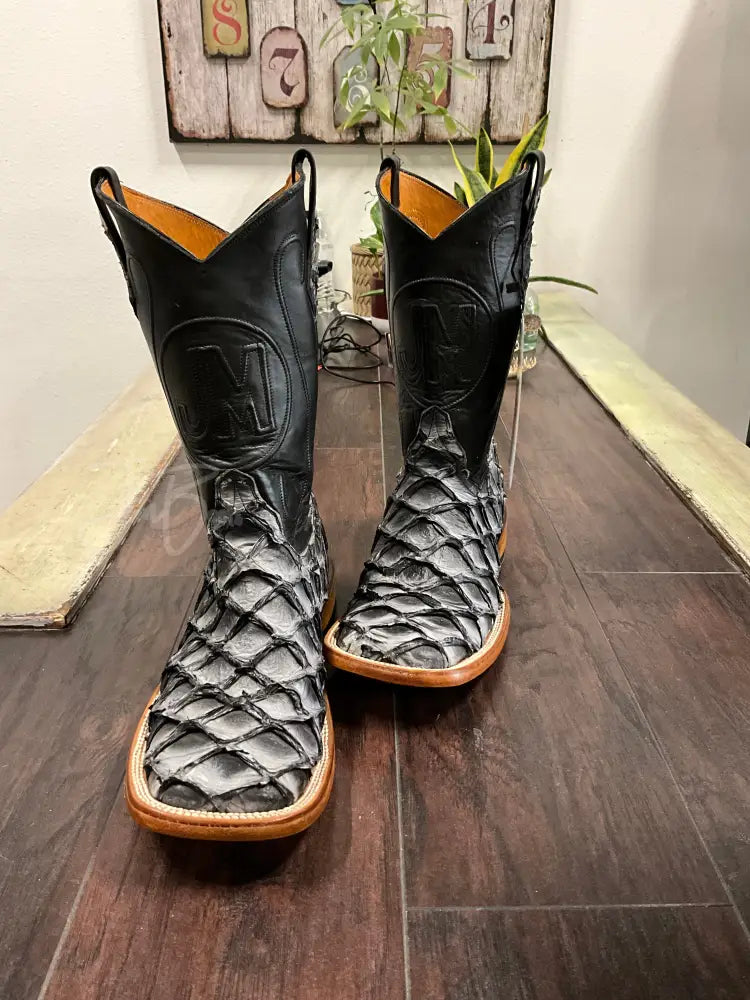 Pirarucu black and white rise - 9 1/2 E - Boots