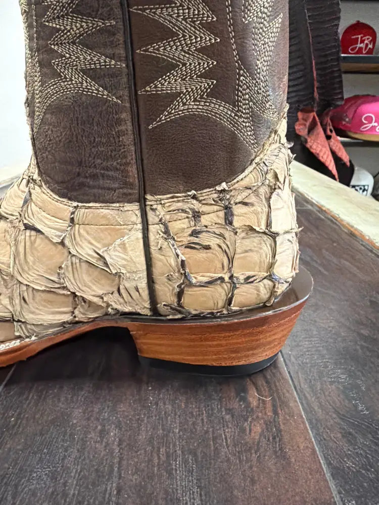Pirarucu Choco Matte riding heel - 7D - Boots