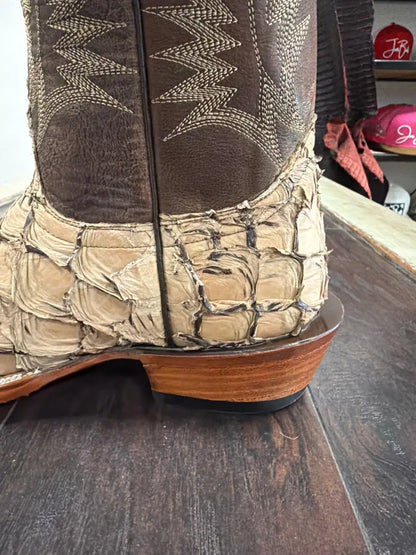 Pirarucu Choco Matte riding heel - 7D - Boots