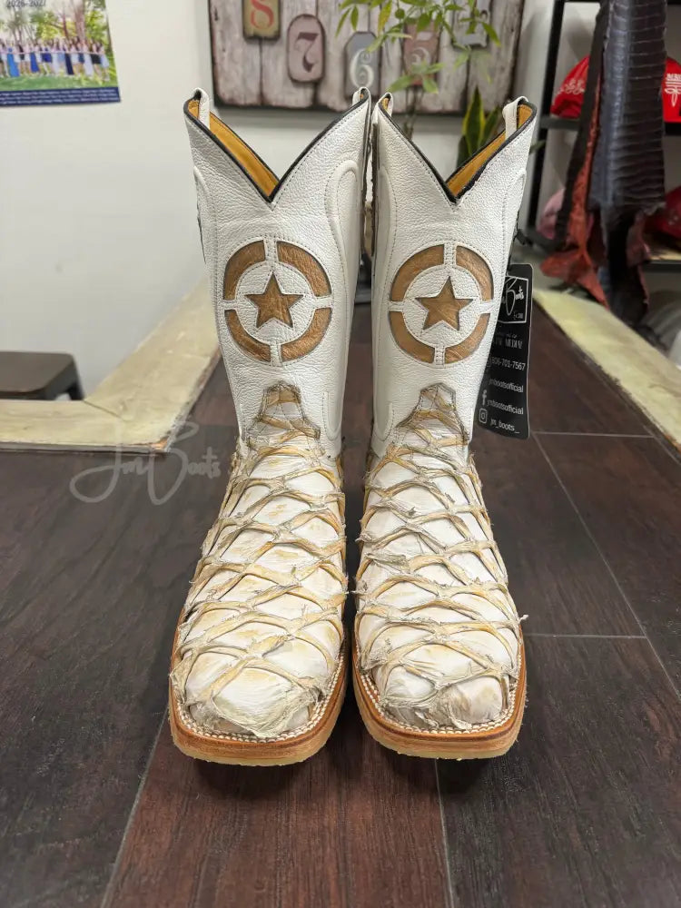 Pirarucu Marshmallow Steel Toe - 10 1/2 EE - Boots