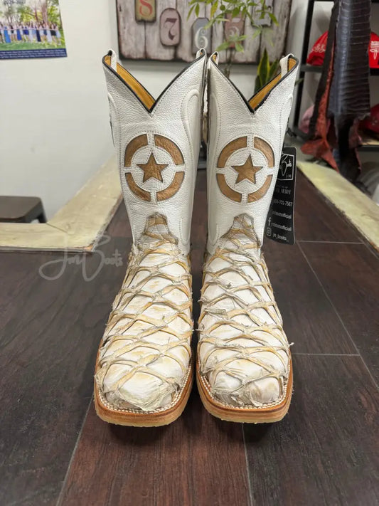 Pirarucu Marshmallow Steel Toe - 10 1/2 EE - Boots