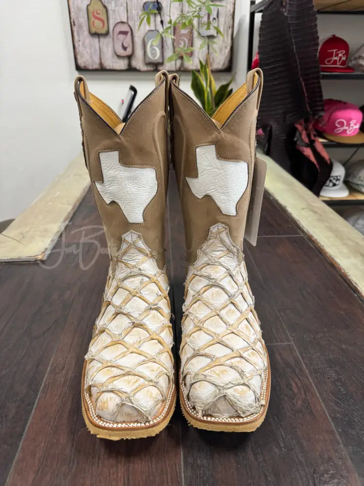 Pirarucu Marshmallow Steel Toe - 10 D - Boots