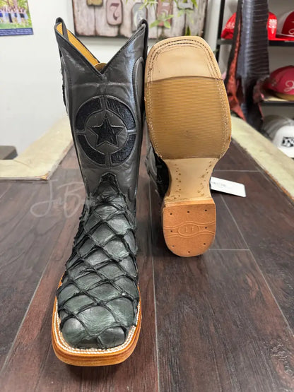 Pirarucu Stone Grey Steel Toe - 8 1/2 E - Boots