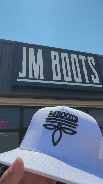 JM- 3D Boot wrinkle White