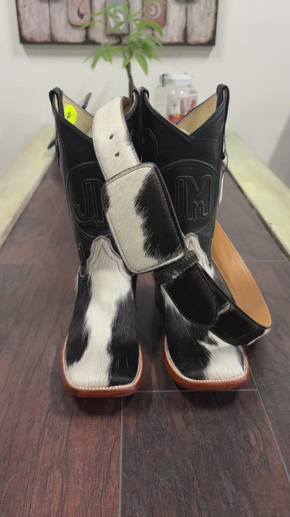 6EE Cowhide Boot and Belt Bundle