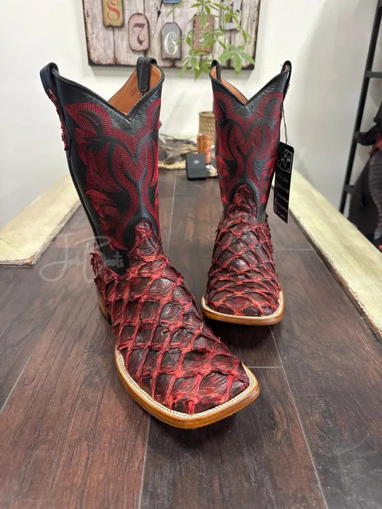 PRR- Red and Black - Boots