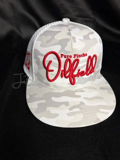 Puro Oilfield-Red 3D Hats