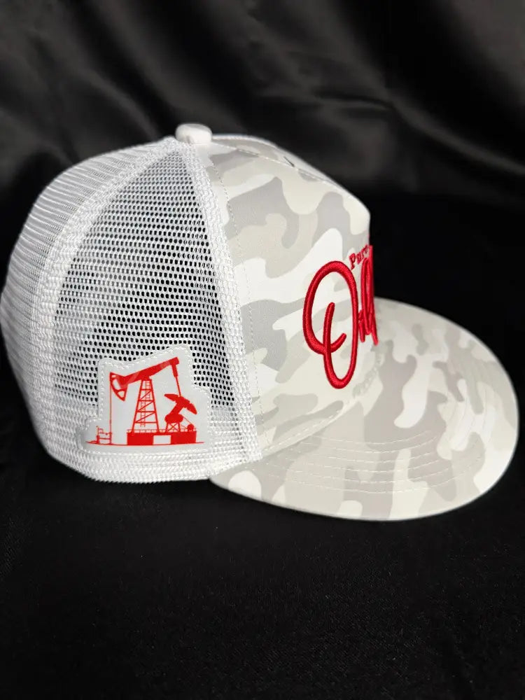 Puro Oilfield-Red 3D Hats