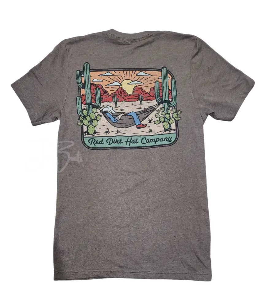 Red Dirt HC-Home on the range heather brown - T-shirts