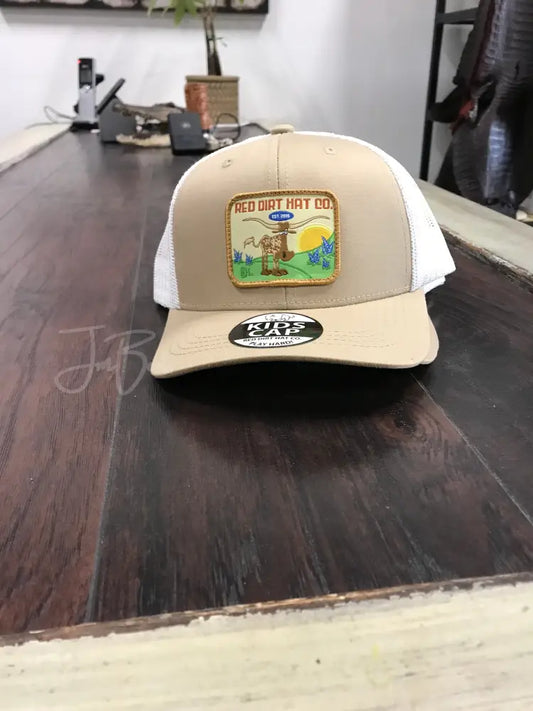 Red Dirt HC-LLJ Longhorn(kids) - Hats