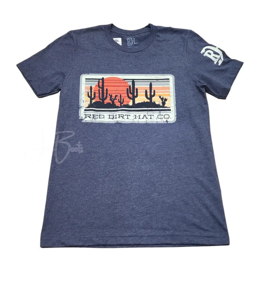 Red Dirt HC-Striped Sunset - T-shirts