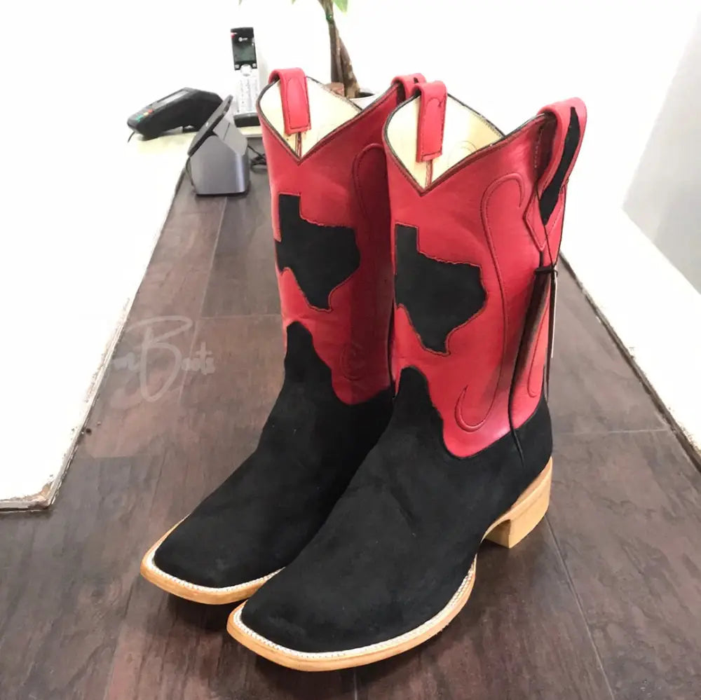 Roughout-black undyed sole - Boots
