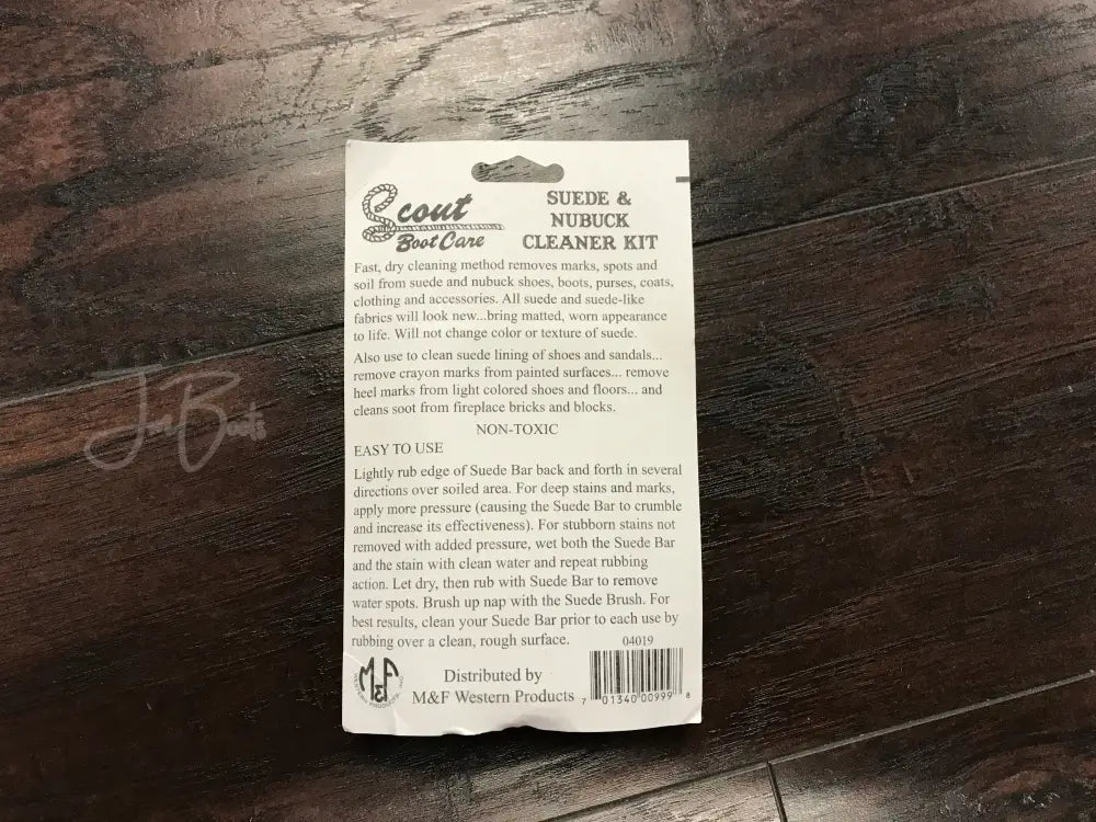 Suede and nubuck cleaner kit