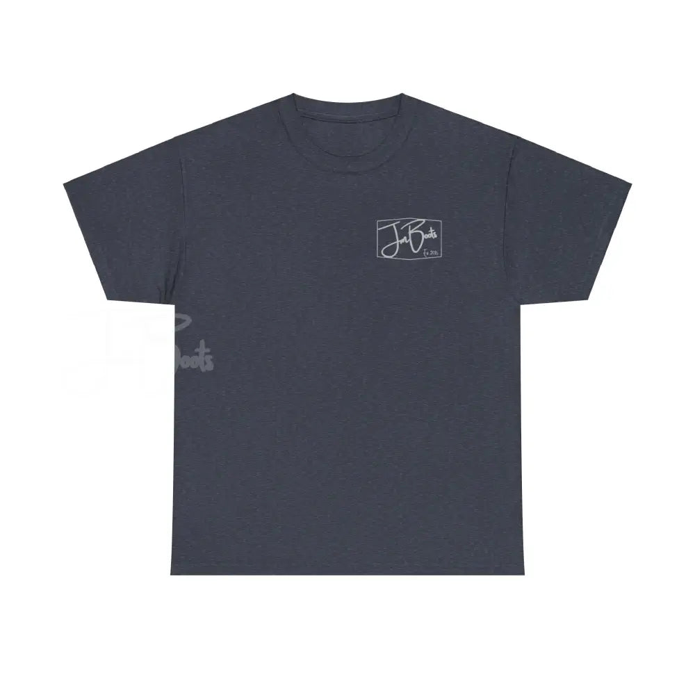 Unisex Heavy Cotton Tee - Heather Navy / S - T-Shirt